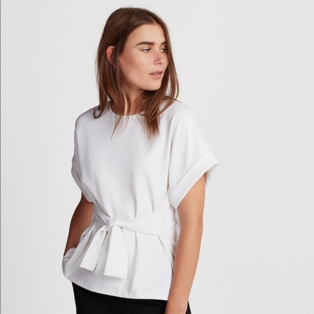Express Front Tie Blouse